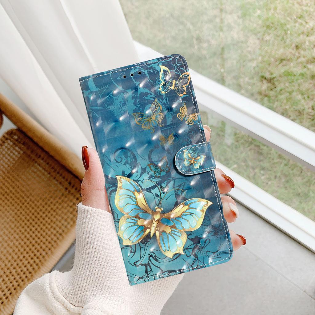 3D Butterfly PU Leather Wallet Phone Case for iPhone,Samsung,Xiaomi Redmi,Motorola,Blackview,Sony,Oppo,Huawei,Honor,Google,ZTE,Ulefone,TCL