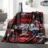 Name Custom Gaga Poster Print Flannel Blanket High Quality Warm Comfortable Cover for All Seasons Perfect for Gifts Home Decor