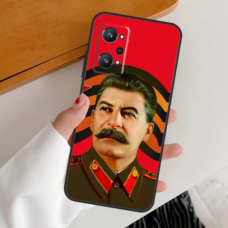 Лидер Советского Союза Сталин Для Realme 11 12 Pro Plus 10 9 GT5 GT Neo 6 C25s C21Y C30 C31 C33 C35 C51 C53 C55 C67 Чехол