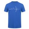 Archery Heartbeat Tshirt Archer Bow and Arrow Bowhunting Hunter Gift Cotton Short Sleeve T Shirt Tee DA