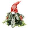 Christmas Gnome Wreath with LED String Light Christmas Wreath Swedish Nisse Table Decor Party Decoration Holiday Supplies