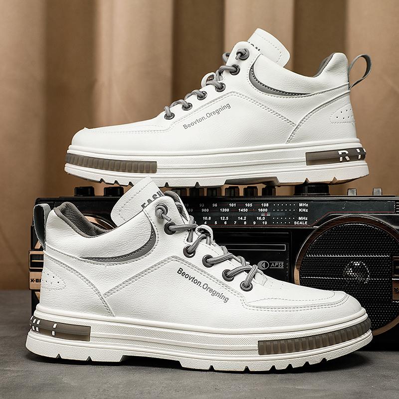 Fashion High-top Casual Shoes In Autumn and Winter, Youthful Personality, Men's Wild Tide Shoes