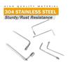 200pcs/300pcs Hex M2-M8 DIN913 Hexagon Socket Screw Assortment Kit Grub Bolt Allen Head