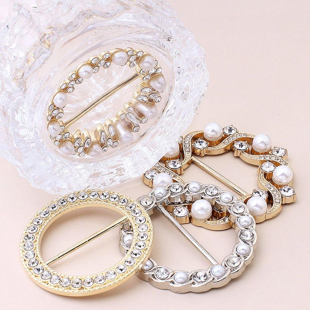 4 шт. Модные ювелирные изделия из шелка, застежка, клипсы, брошь, пряжка для шали, кольцо для шарфа, пряжка для талии, пряжка для шарфа