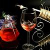 Built-in Shark Wine Glass New Design Goblet Whiskey Glass Dinner Decorate Handmade Crystal For Party Flutes Glass