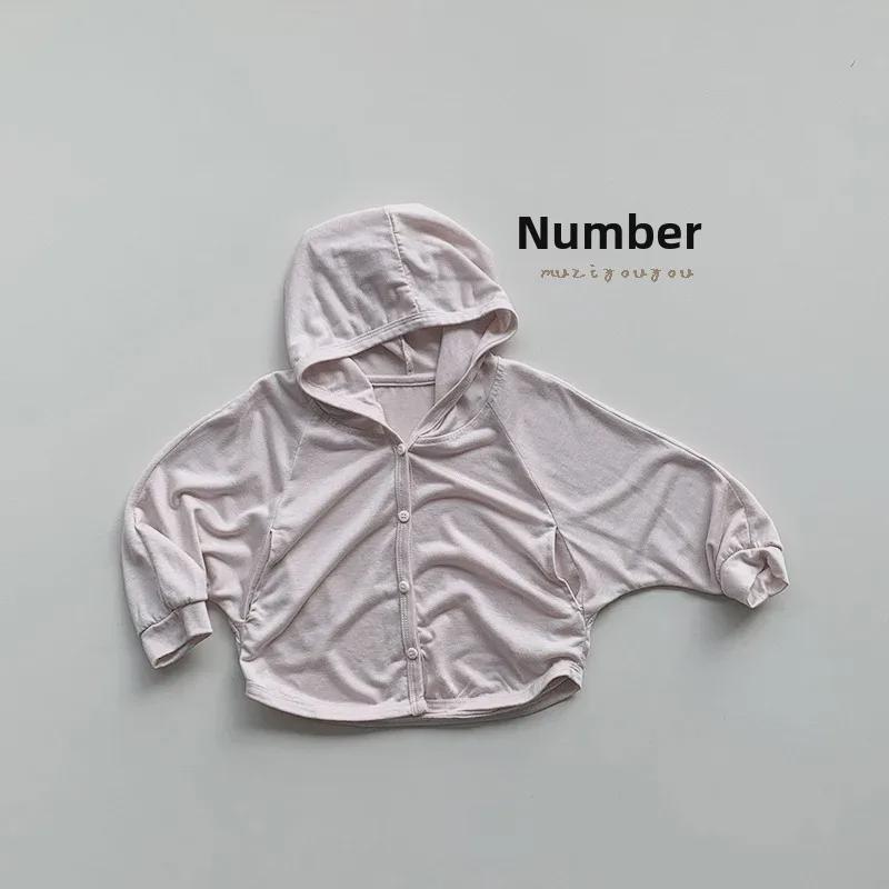 Детский легкий летний солнцезащитный кардиган в корейском стиле