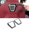 For BMW 5 Series G60 2024-2026 Real Carbon Fiber Car Rear Seat Charging Panel Cover Trim Car Interior Accessories