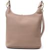 Women's Shoulder Bag Made of Genuine Leather Vintage 22629 Beige