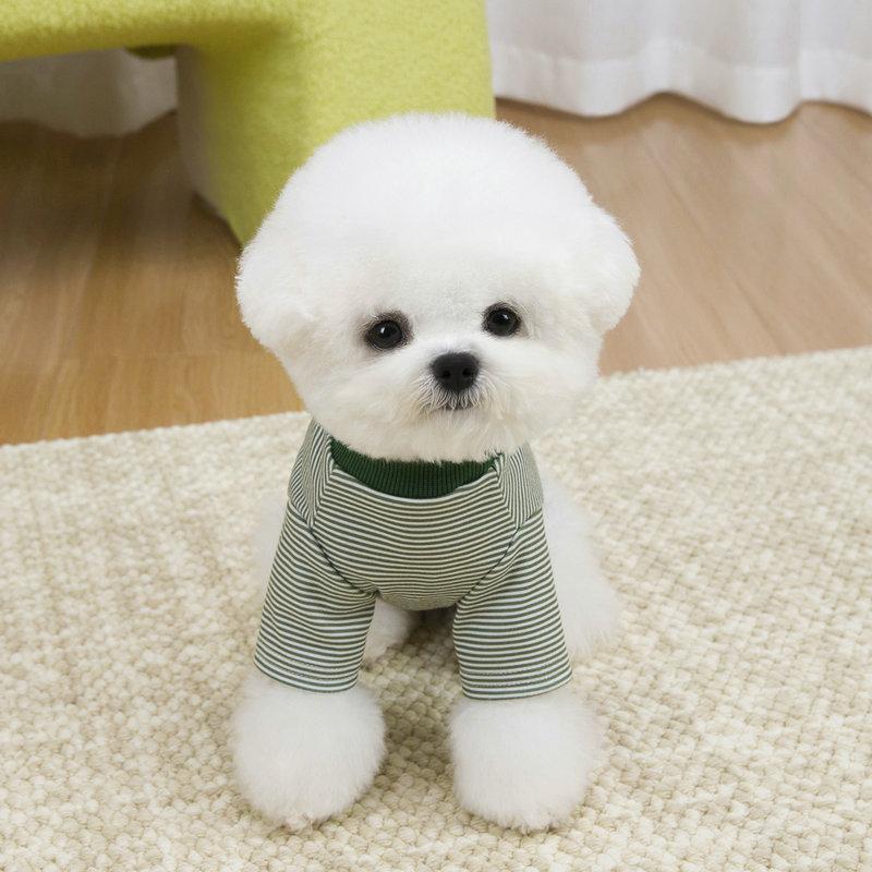 Puppy T Shirt All Seasons Pet Vest Striped Dog Clothes Thin Dog Hoodies Cat Clthing Soft Dog Undershirt Chihuahua Dog Costumes