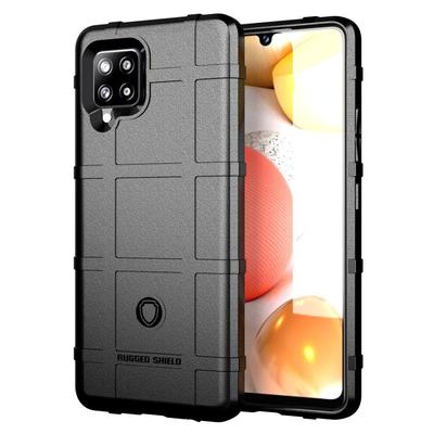 Case for Samsung Galaxy A42 5G, Rugged Shield, Black