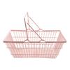 Decorative Sweet Pink Basket Desktop Cosmetics Jewelry Storage Basket Photo Props Home Kitchen Storage Baskets