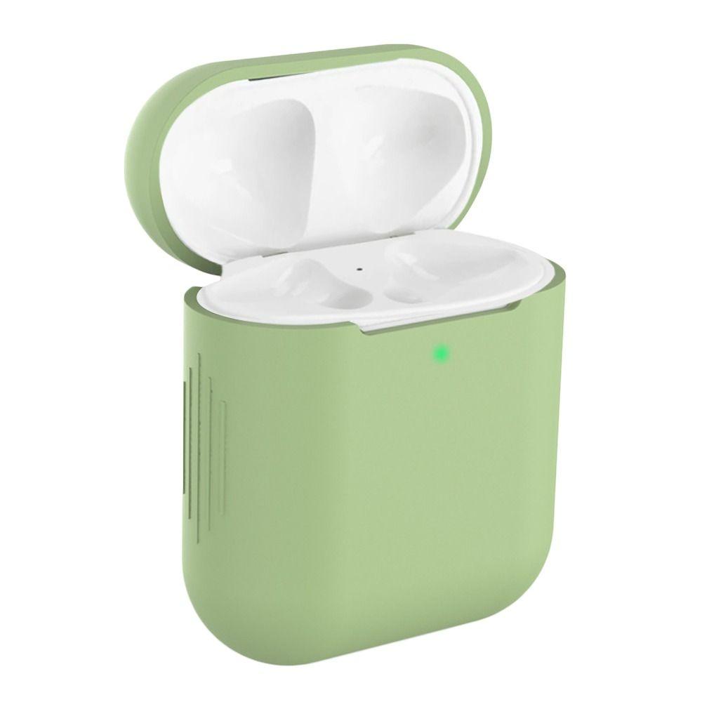 Тонкий защитный чехол, мягкий, для беспроводных наушников, противоударный силиконовый чехол для AirPods 1/2