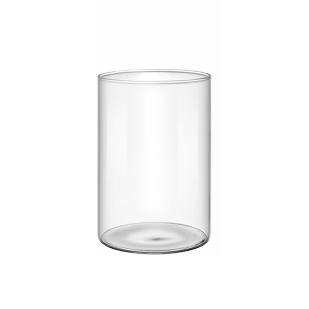 Modern Clear Glass Flower Vase Glass Cylinder Vase Floral Container Flower Vase Elegant Table Centerpiece Decoration