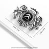 VYTR5 1PCS Car Style Body Trunk Decoration Sticker 3D Metal Lion Crown Emblem Sticker For Citroen C1 C2 C3 C4L VTS C-ELYSEE C3-XR DS