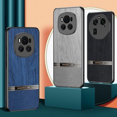 Чехол для телефона с имитацией текстуры дерева для Huawei Honor X60 Pro, защитная задняя крышка объектива камеры для Honor X60i X50i X40i X30i X30, мягкий силиконовый бампер