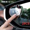 Adjustable HD Glass Convex Car Motorcycle Blind Spot Mirror for Parking Rear View Mirror