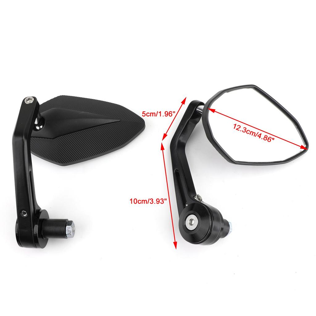 Motorcycle Sportbike 7/8" Handle Bar End Mirrors For 790 690 390 125 BK