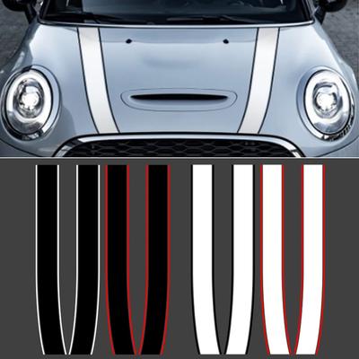 Наклейка на капот двигателя автомобиля, наклейки, полосы, декор для Mini Cooper S JCW R55 R56 R60 R61 F54 F55 F56 F60 Countryman Аксессуары