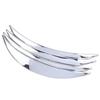 4pcs Chrome Car Wheel Eyebrow Arch Protector Trim Lips Fender Flares Universal