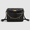 This Year's Popular Diamond-pattern Chain Bag for Women Is the 2025 New Versatile Crossbody Bag with a High-end Feel, Black Shoulder and Underarm Bag