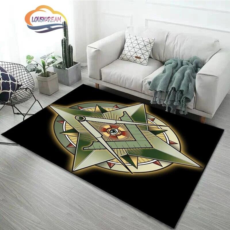 Новейший модный ковер, масонский коврик, масонский мягкий коврик, коврики для спальни, масонской гостиной, двери, напольные коврики для прихожей, коврик для йоги