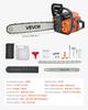 VEVOR 58 cc Gas Chainsaw, 20 inch Gas Powered Chainsaw, 2.7 HP Power Chain Saw with Non-Slip Handle, Gas-Powered Chainsaws with Dual Fuel Tanks