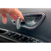 Carbon Fiber Interior Door Handle Cover Surrounds For -2025 Hyundai Tucson
