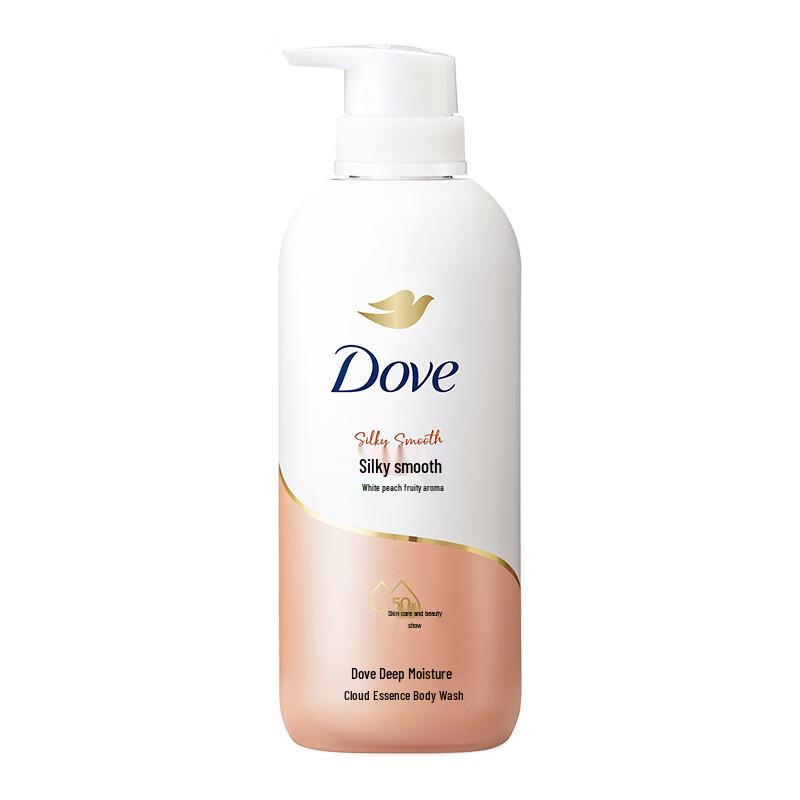 Dove White Peach & Silk Shower Milk