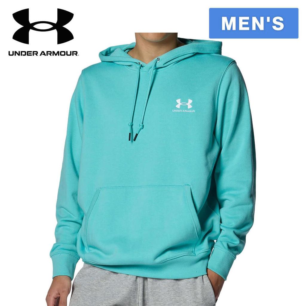 Худи UA ESSENTIAL TERRY Радиальный бирюзовый L [Under Armour] //