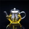 Стеклянный чайник Shijin для высоких температур с ситечком из нержавеющей стали