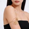 Adjustable Flower Bracelet Hollow Out Arm Ring Exquisite Armband  Beach