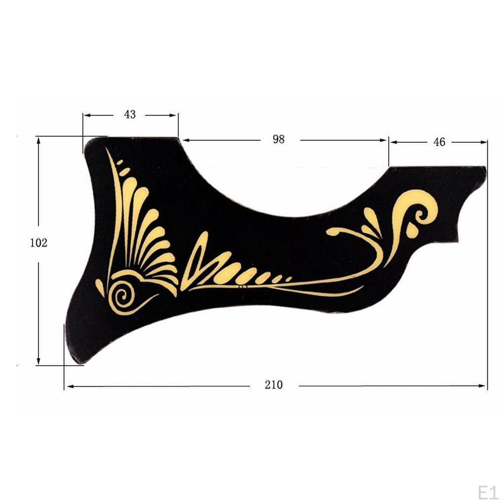 1 шт. Гитарная накладка для 1-дюймовых акустических фолк-партий для правой руки