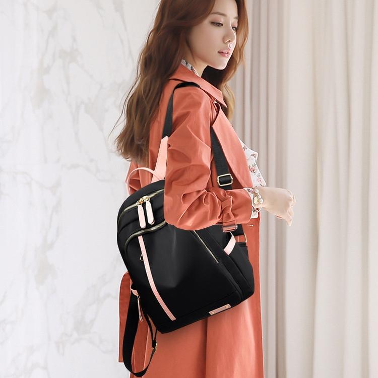 Новинка 2023 года, женский рюкзак из ткани Оксфорд, большой вместительности, корейское издание, универсальный рюкзак в стиле преппи, водонепроницаемая дорожная сумка