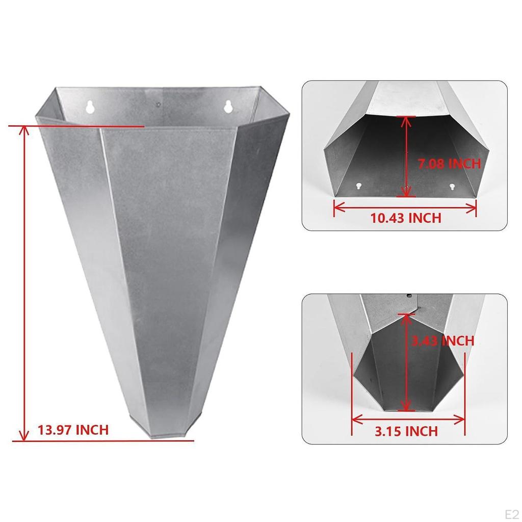 Конус для сдерживания птицы, нержавеющая многоцелевая воронка для спуска крови