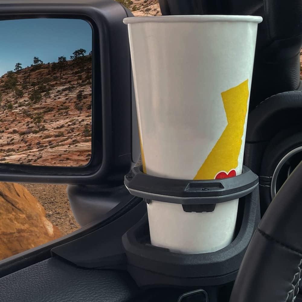 Подстаканник для напитков на левое боковое окно для Jeep Wrangler JL/ Gladiator JT 2018-2023