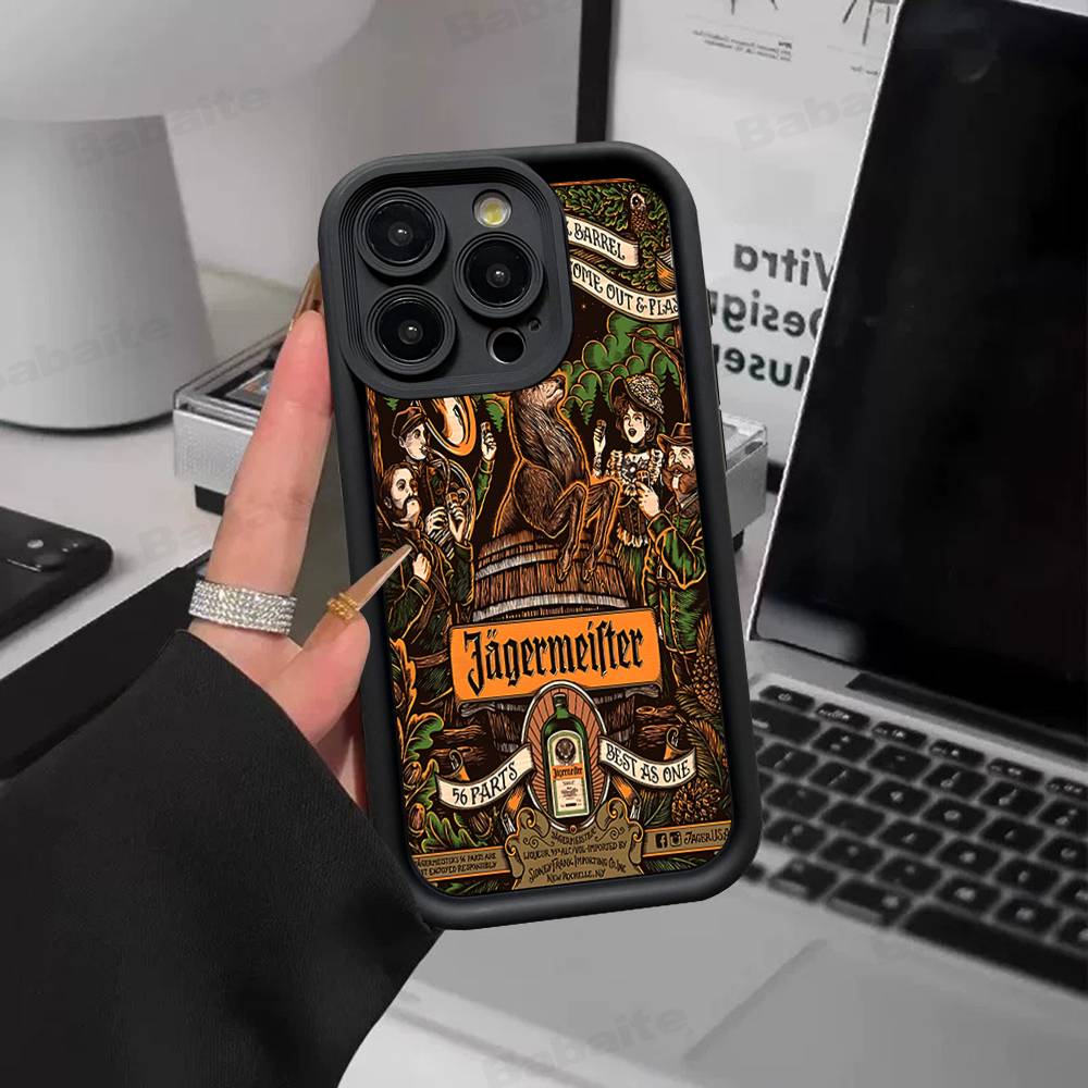 Горячий чехол для телефона J-Jagermeisters для IPhone 17 16 15 14 13 12 11 Pro Max 16E Plus INS Мягкий чехол