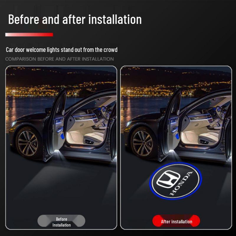 Светодиодная подсветка приветствия для Honda Accord 7-го и 8-го поколений, Odyssey, Elysion