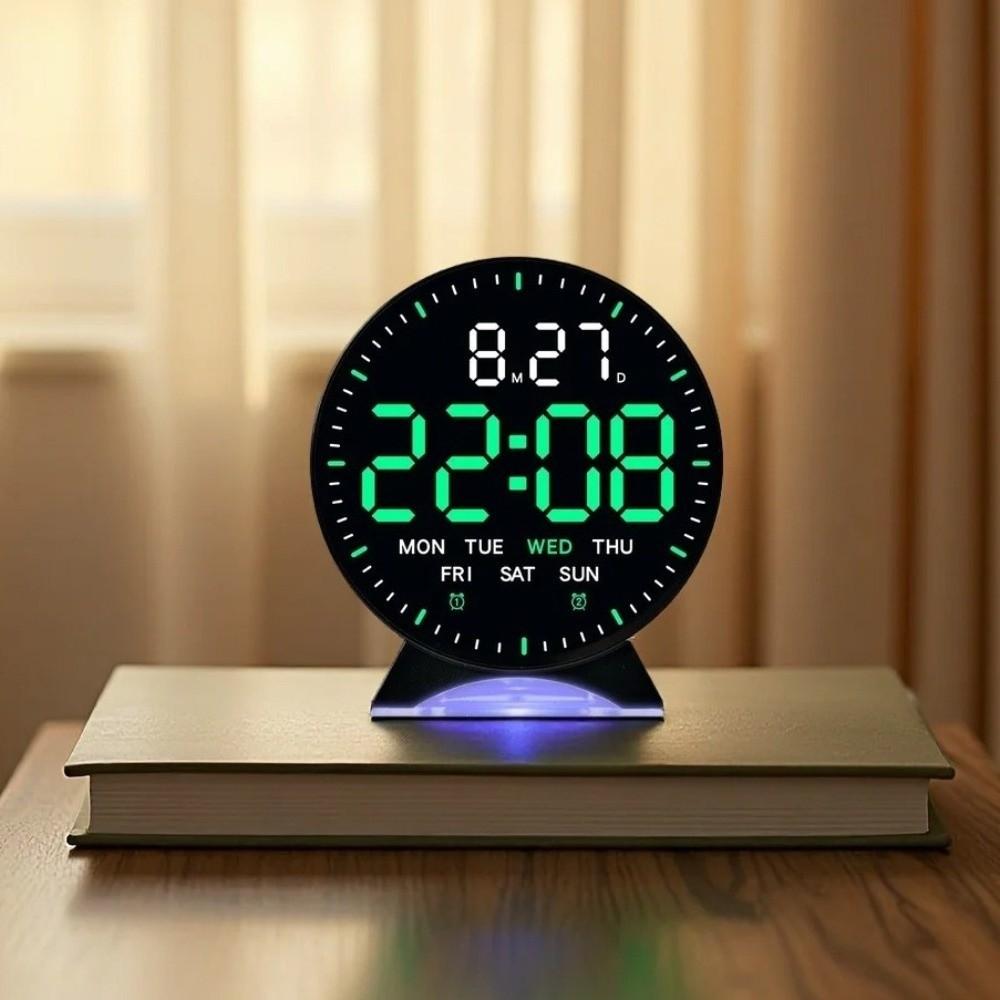 Date Week Electronic Clock High-definition Bedside Clock LED Digital Alarm Clock  Bedroom