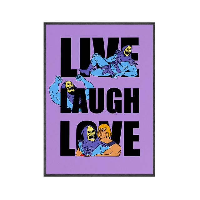 Картина на холсте, принты, забавный скелетон, настенное искусство, Live Laugh Love, He-man, постеры, украшение для дома, скандинавская модульная картина для гостиной
