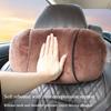 S-Class Car Headrests High-End Feel Neck Protection Winter Flannel Lumbar Cushions Soft Comfortable Car Seat Accessories