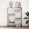 VidaXL Bibliothèque sonoma gris 100x33x135 cm bois d'ingénierie, étagère à livres, étagère de rangement, armoire 3309389