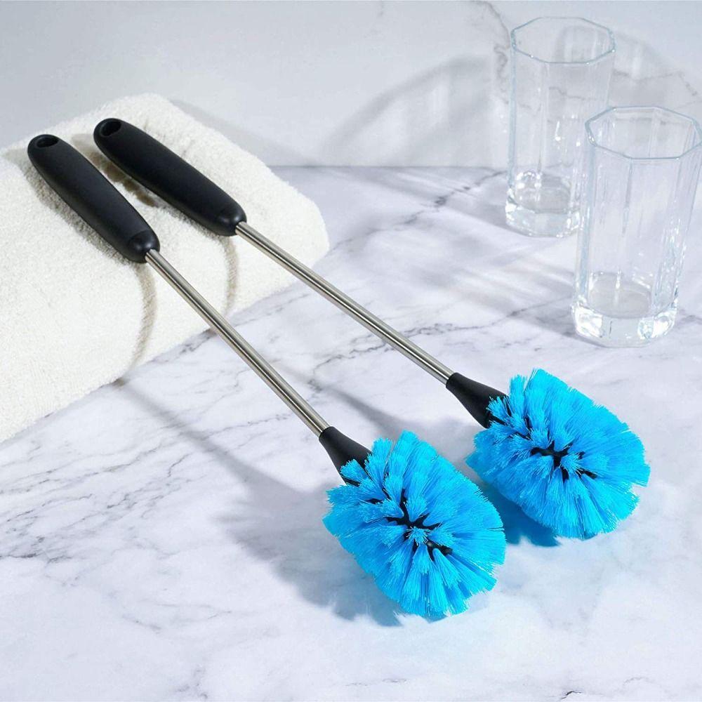 Stainless Steel Water Bottle Cleaning Brush Set Nylon Long Handle Bottle Cleaner Set Straw