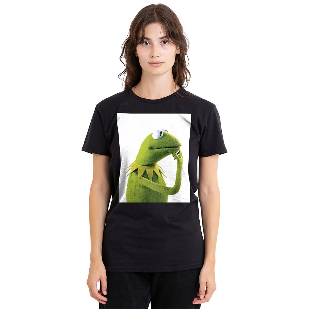 The Muppets Womens/Ladies The Frog Ponder Kermit T-Shirt