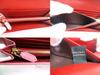 Оригинальный кошелек BVLGARI длинный, с клапаном, из розовой кожи, с логотипом-зажимом, золотая фурнитура, #a769, Восстановленный