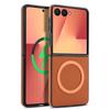 Магнитный противоударный чехол с текстурой углеродного волокна для Samsung Z Flip3/4/5/6/7