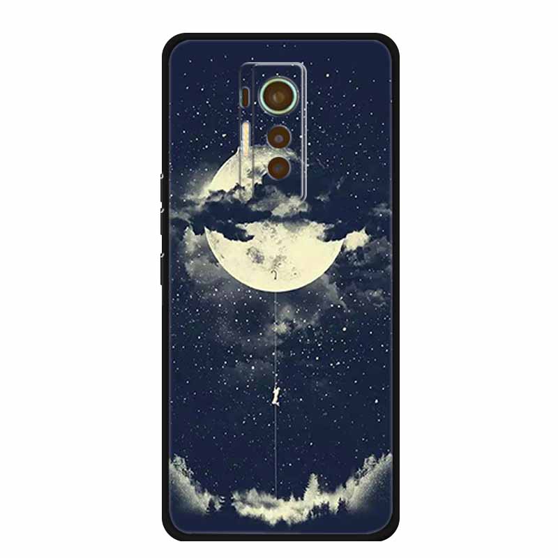 For Tecno Phantom X 2021 Case Luxury TPU Silicone Soft Cover Phone Cases for PhantomX 2021 AC8 Protection Cartoon Bumper Etui
