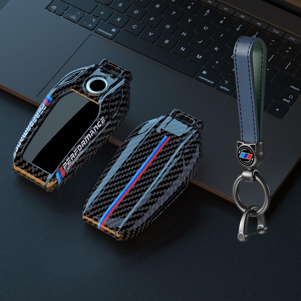 For BMW X6 Car Carbon Fibre Key Cover Case Shell For BMW 5 7 Series G11 G12 G30 G31 G32 I8 I12 I15 G01 G02 G05 G07 X3 X4 X5 X7 Accessories