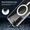 Магнитный чехол для Samsung Galaxy S23 Ultra Magsafe, чехлы для Samsung S22 Plus, силиконовые прозрачные чехлы с беспроводной зарядкой