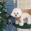 Plush Dog Warm Clothes Windproof Dog Bodysuit Fashion Pet Clothes  Cat