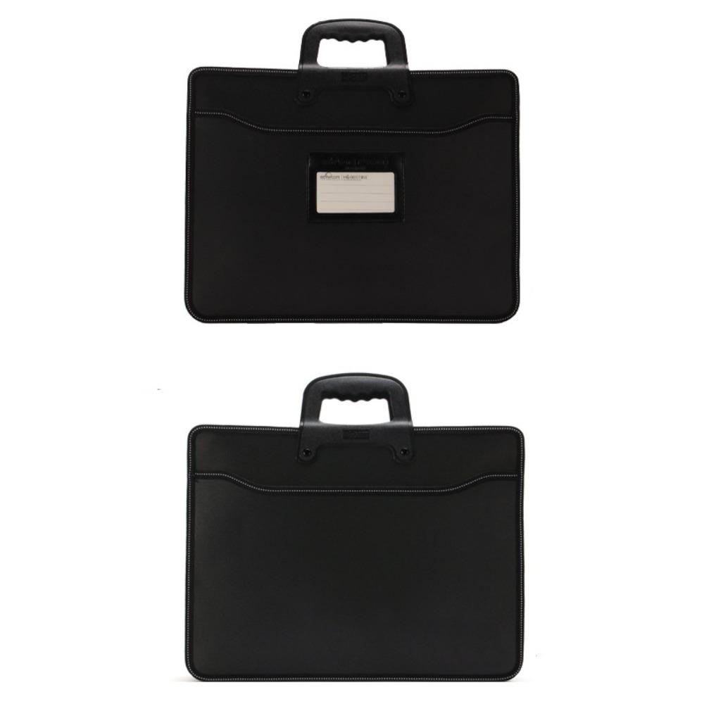 Laptop Handbag Portable Business Bag A4 Size Document Bag Office File Bag Storage Briefcase